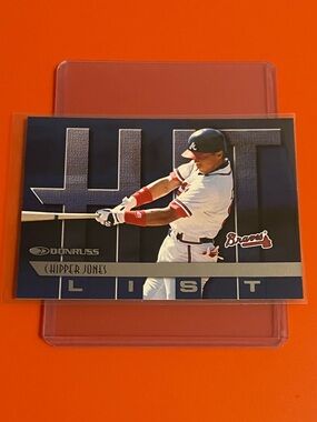 Chipper Jones #401 1997 Donruss [Hit List] Baseball Trading Card